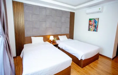 Twin Room with View — Song Anh Hotel Tuần Châu